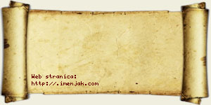 Mina Vranjković vizit kartica